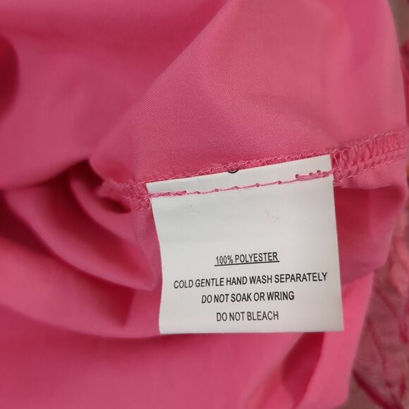 Selfie Leslie Perfect Match Puff Sleeve Low Back Mini Dress Pink extra small - Picture 6 of 6